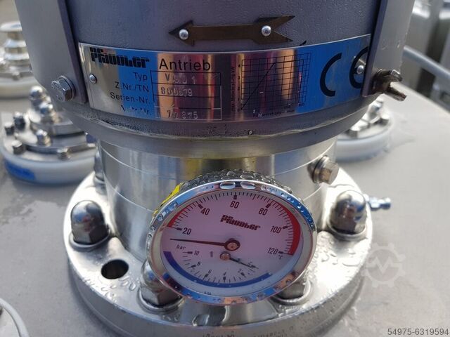 Edelstahl Druckbehälter Rührwerk