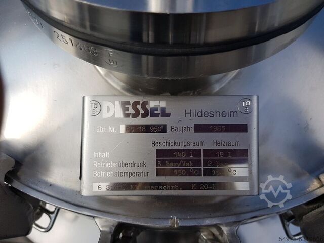 Stainless steel tank Pressure tank 10602