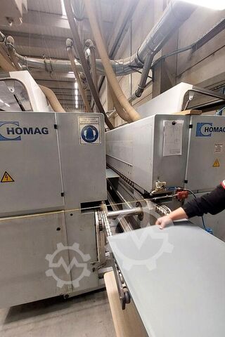 Doppelseitige Kantenleimmaschine HOMAG KFL 526