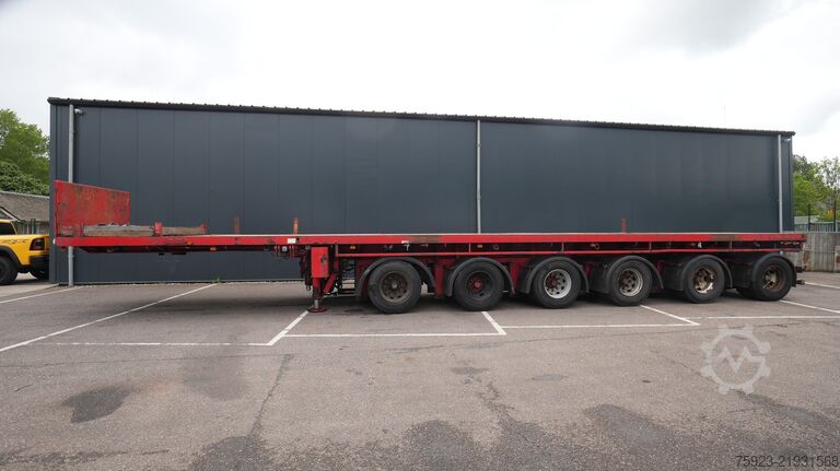 Nooteboom 6 axle counterweight flatbed trailer Nooteboom 6 AXLE COUNTERWEIGHT FLATBED TRAILER
