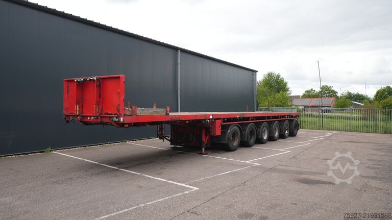 Nooteboom 6 axle counterweight flatbed trailer Nooteboom 6 AXLE COUNTERWEIGHT FLATBED TRAILER