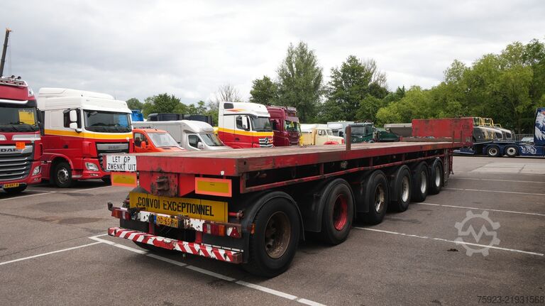 Nooteboom 6 axle counterweight flatbed trailer Nooteboom 6 AXLE COUNTERWEIGHT FLATBED TRAILER