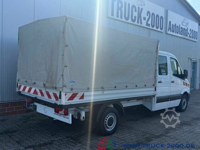 Curtain sider van Mercedes-Benz Sprinter 316 CDI DoKa Plane Klima AHK Tempomat
