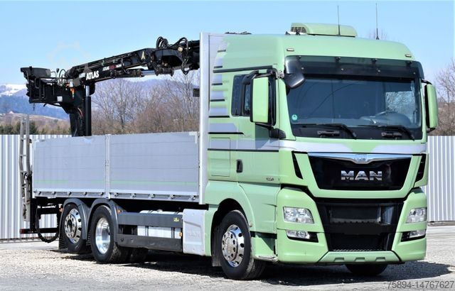 Autokran MAN TGX 26.440 Pritsche 6,60 m* ATLAS 125.2V-A12VB