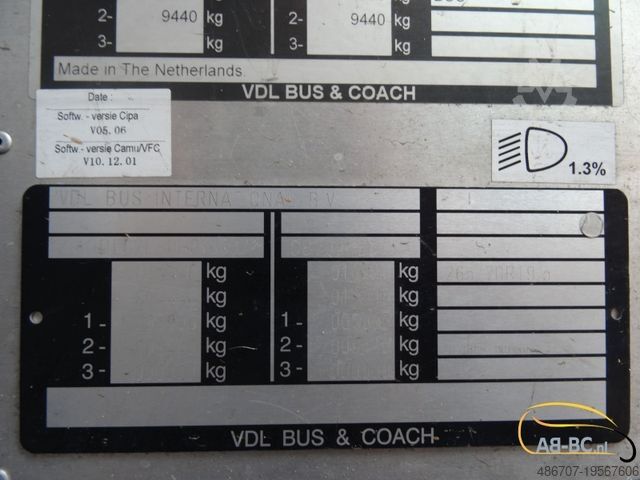 City bus VDL Ambassador 200, 41 Seats, Euro 5
