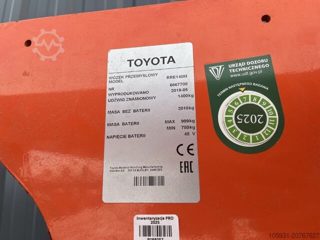 Schubmaststapler Toyota RRE140M