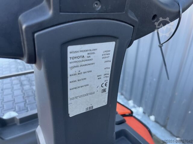 Niederhubwagen BT LPE200