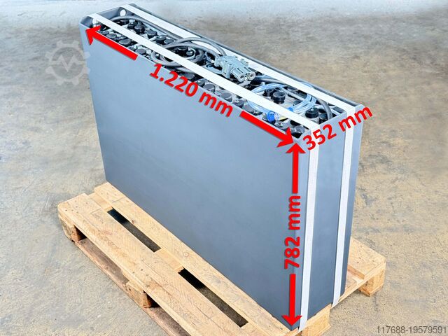 Staplerbatterie Batterie 48V 4PZS 620AH - DIN C Linde A/R - Still FM-X - Jungheinrich ETV Crown ESR - Atlet UMS - Caterpillar NR - Yale MR