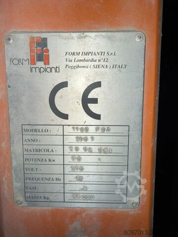 Betonsteinmaschine FORM IMPIANTI 1100 - FDA