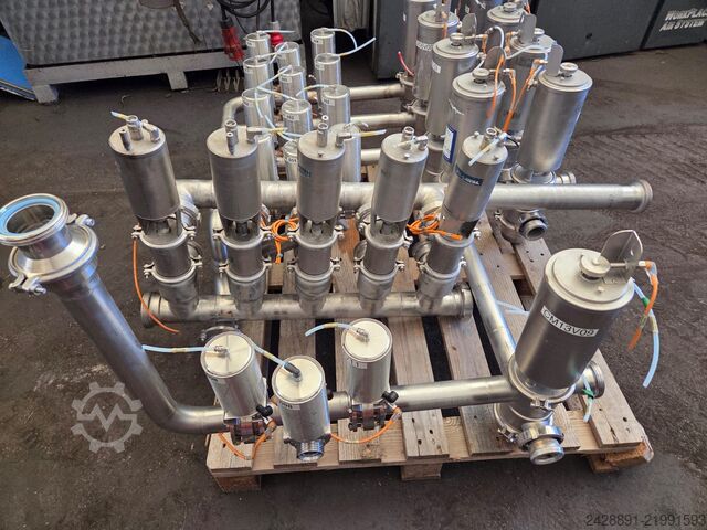 Industrial CIP valve manifold SPX APV, ALFA LAVAL 