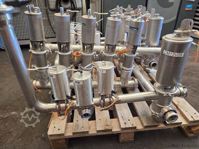 Industrial CIP valve manifold SPX APV, ALFA LAVAL 