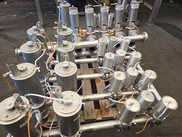 Industrial CIP valve manifold SPX APV, ALFA LAVAL 