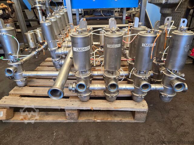 Industrial CIP valve manifold SPX APV, ALFA LAVAL 
