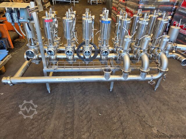 Industrial CIP valve manifold SPX APV, ALFA LAVAL 