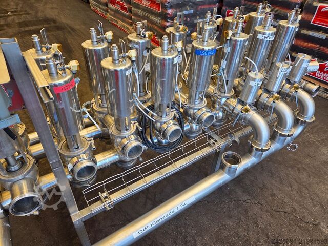 Industrial CIP valve manifold SPX APV, ALFA LAVAL 