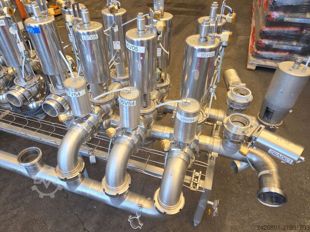 Industrial CIP valve manifold SPX APV, ALFA LAVAL 