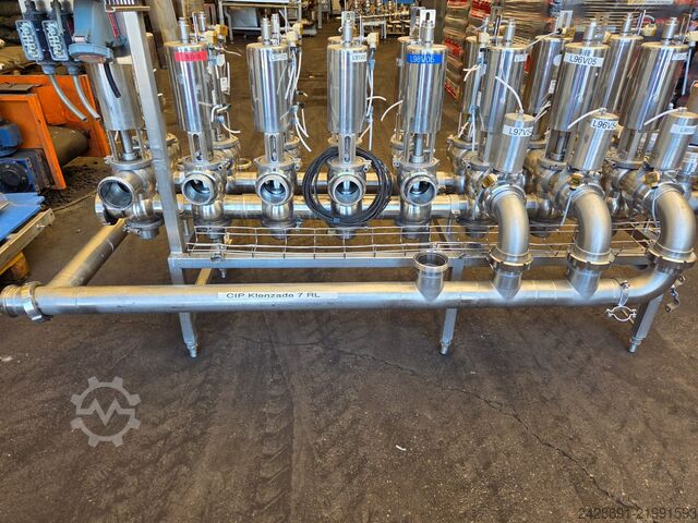 Industrial CIP valve manifold SPX APV, ALFA LAVAL 