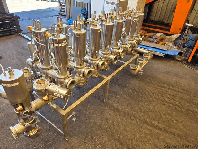 Industrial CIP valve manifold SPX APV, ALFA LAVAL 