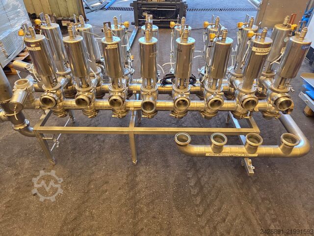 Industrial CIP valve manifold SPX APV, ALFA LAVAL 