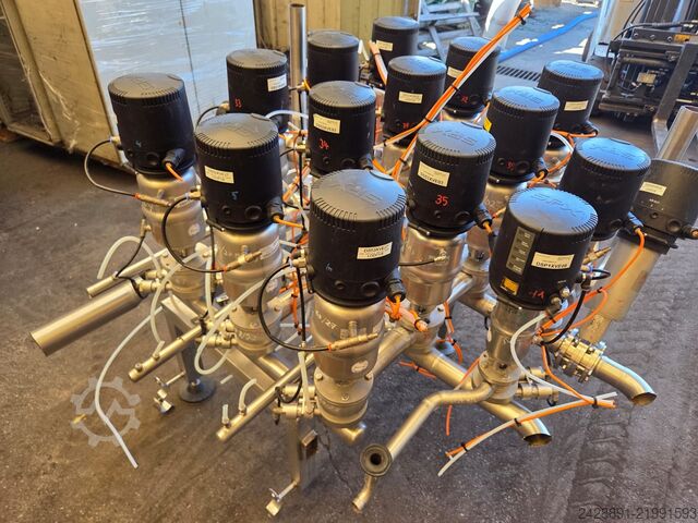 Industrial CIP valve manifold SPX APV, ALFA LAVAL 