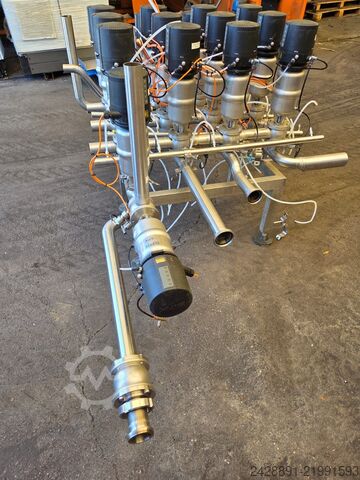 Industrial CIP valve manifold SPX APV, ALFA LAVAL 