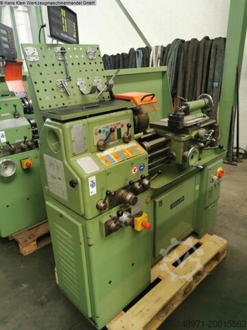 Leit- und Zugspindeldrehmaschine WEILER MATADOR