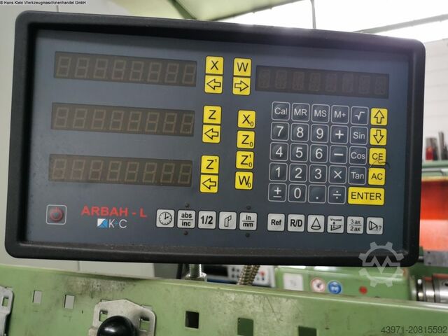 Leit- und Zugspindeldrehmaschine WEILER MATADOR