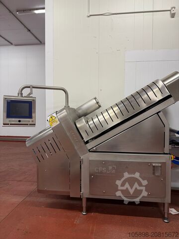 Schneidemaschine für gekochtes Fleisch. GEA MegaSlicer