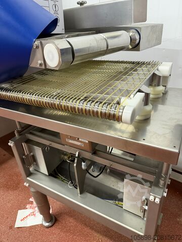 Schneidemaschine für gekochtes Fleisch. GEA MegaSlicer