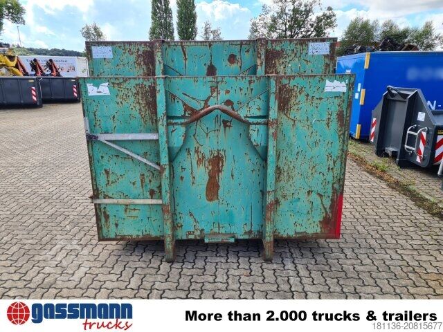 Abrollcontainer Abrollplattform mit Stirnwand