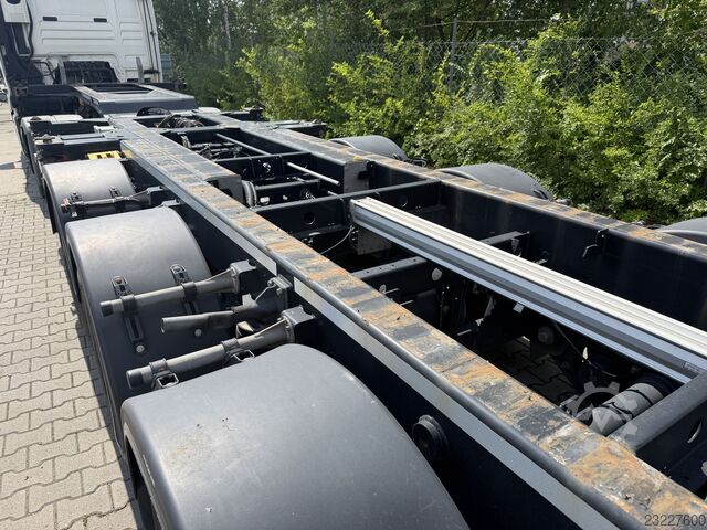 Auflieger-Wechselfahrgestell web trailer LPRS 24  3 Achs Container- Chassis incl. Generator TranscoolWenig Benutzt