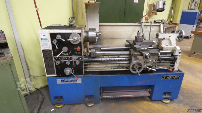Leit- u. Zugspindeldrehmaschine WAGNER TK 450 X 1000/DCT 225 X 1000