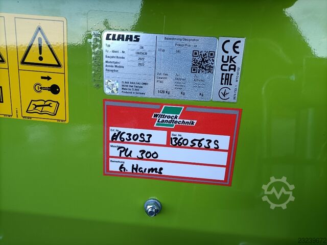 CLAAS PU 300 Profi Contour CLAAS PU 300 Profi Contour