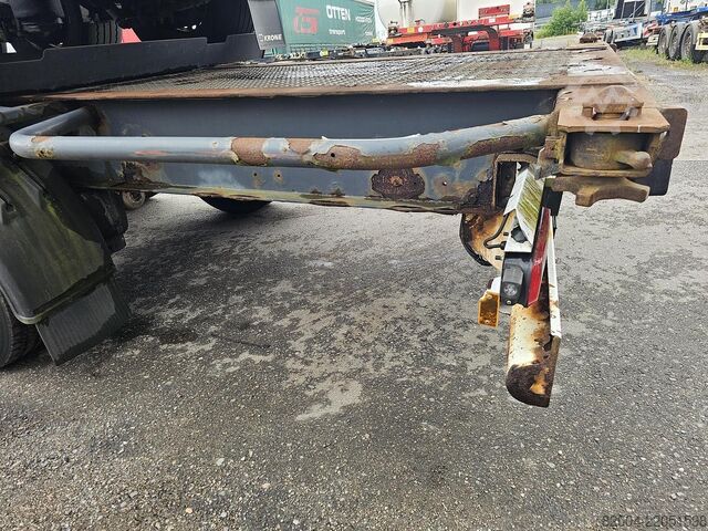 Container transport Krone sd- fixed 40 foot chassis - with 2 x 20 foot co...