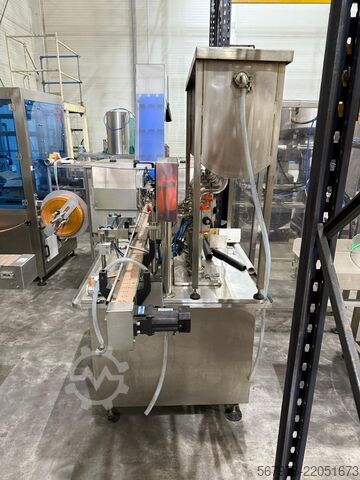 Beverage production machine Chinese 4-Head Filler with Gating System and Touch-Screen Controls