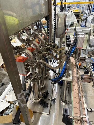 Beverage production machine Chinese 4-Head Filler with Gating System and Touch-Screen Controls