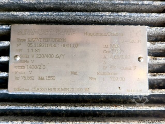 Rotierender Vakuumfilter Velo FTV-15MQ