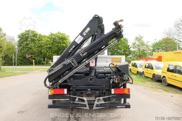 Tipper van mercedes-benz Vario 816D mit Ladekran 3 Sitzer Standheizung HIAB XS 055 DUO - AHK