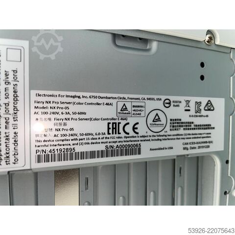 Digitaldruckmaschine Ricoh Pro C7200x incl. Finisher Paper Deck, Duplex