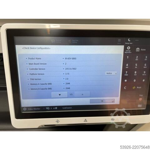 Digitaldruckmaschine Canon iR Advance DX 6860i incl. Duplex ADF / R-ADF