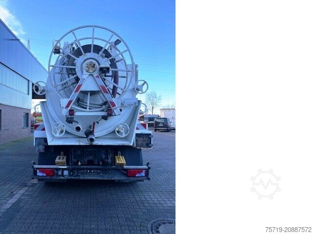 Vacuum tank truck MAN 26.360 6x4 TGA Saugwagen Kanal Müller 13cbm
