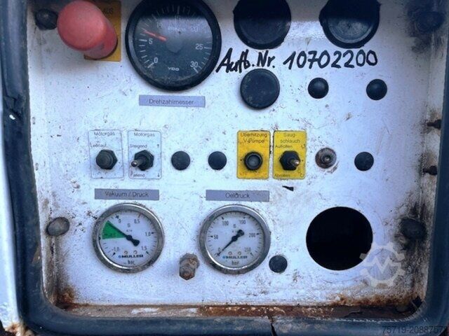 Vacuum tank truck MAN 26.360 6x4 TGA Saugwagen Kanal Müller 13cbm