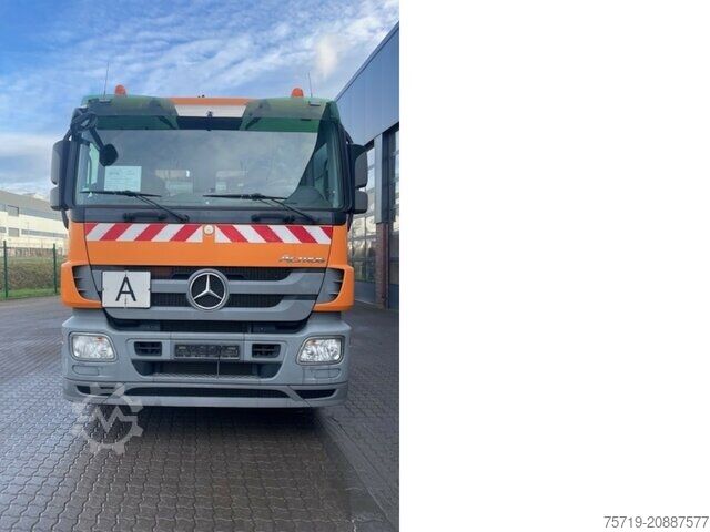 Garbage truck Mercedes-Benz 2541 8x2 Actros HN-Schörling/Hiab Kran/Altglas