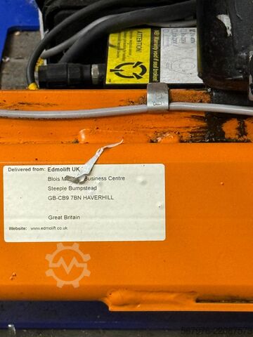 Scissor lifting table Edmolift UK Limited TL1000XB Hydraulic Scissor Lift