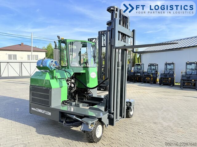 4-way forklift Combilift C4000 GAS DUPLEX 4350 FREE-LIFT POSITION