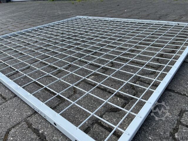 Rear panel grille 1.100 x 1.000 mm/ Maschenweite: 60 x 50 mm/ cremeweiß