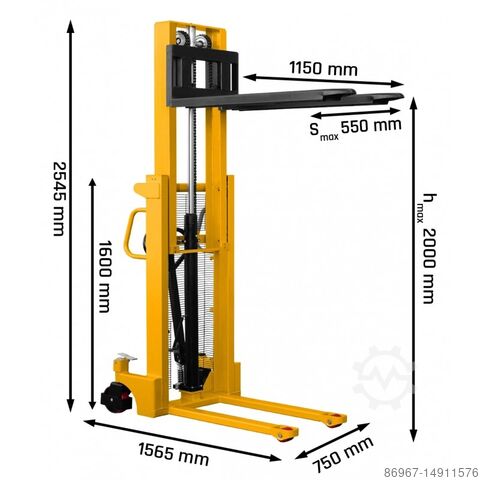 Mast pallet truck CORMAK WRHS 1020