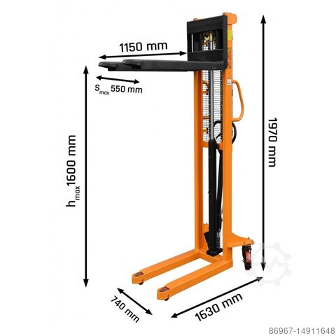 Mast pallet truck CORMAK WRHS 1610
