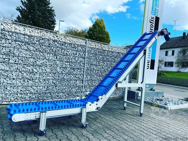 Lebensmittel Förderband FDA konform blau die magnetprofis 2021082406