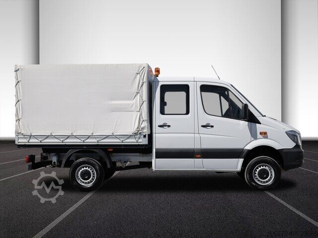 Transporter mit Pritsche & Plane Mercedes-Benz Sprinter 316CDI DOKA,Allrad,AHK,TCO,Standhzg.
